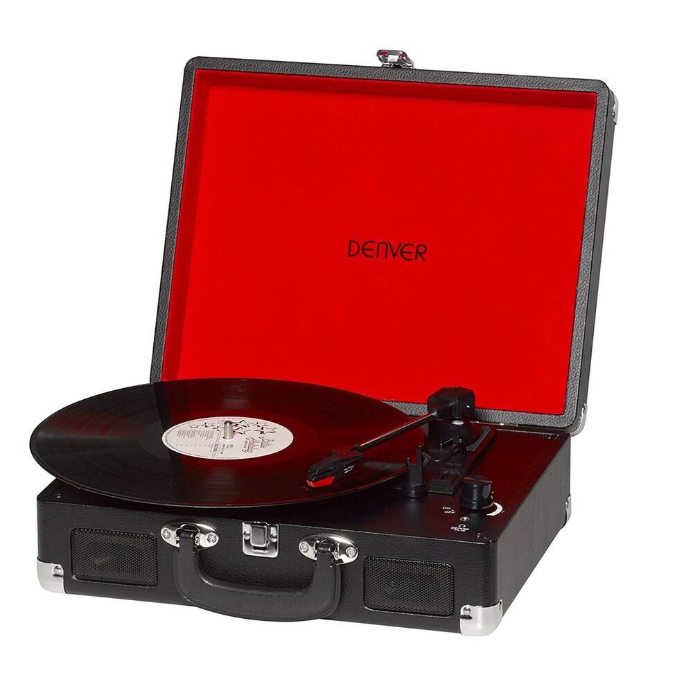 Denver Record Player - Black Dubai